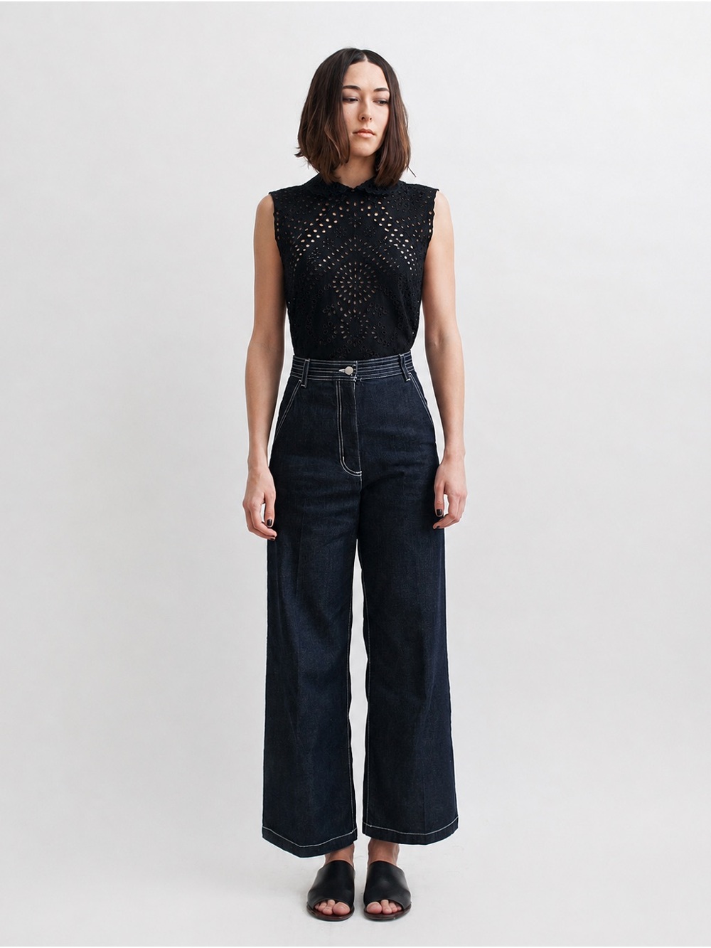 Rachel Comey Apero Eyelet Top